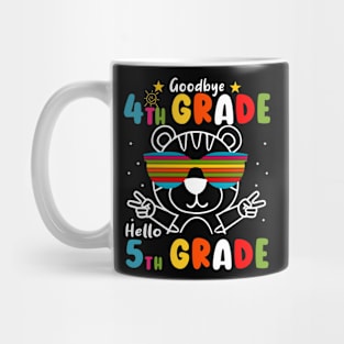 Goodbye 4th Grade Graduation Hello 5th Grade Last Day Of School Tiger Mug